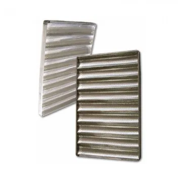 Bandeja aluminio perforada Rosati con ondas 70x90