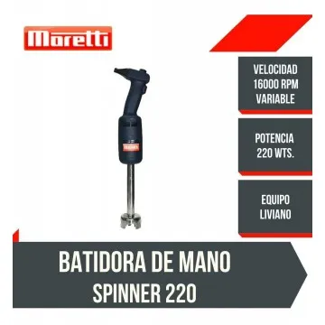 Batidora De Mano Moretti Spinner 220 16000 RPM