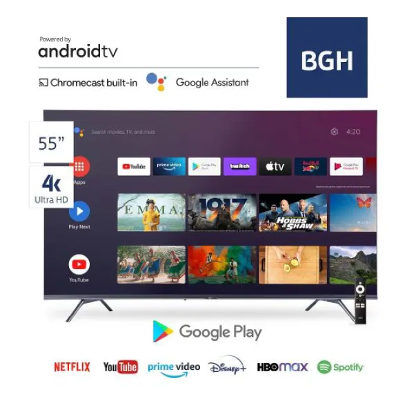 Smart TV 4K BGH 55 Pulgadas Android PNE040264 - Oferta Ibaceta