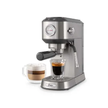 Cafetera Oster Compacta Espresso 15 BAR Inoxidable EM7200