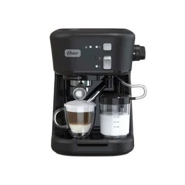 Oster Cafetera Espresso 15Bar Negra C Espumador EM5501B